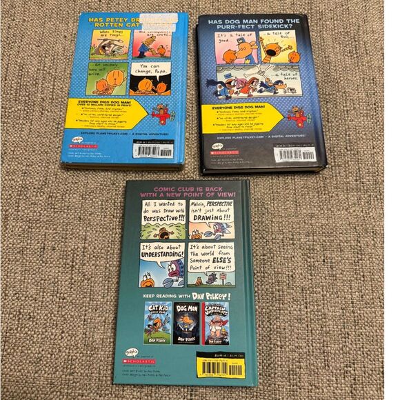 Dog Man and Cat Kid Hardcover Book Bundle Dav Pilkey - Picture 2 of 6